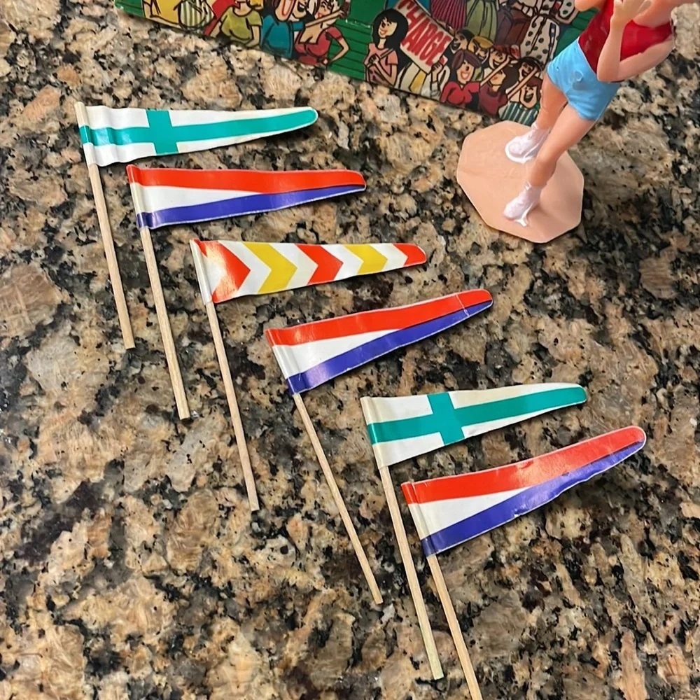 RARE ❤️‎ Vintage Basketball Set Cake Topper